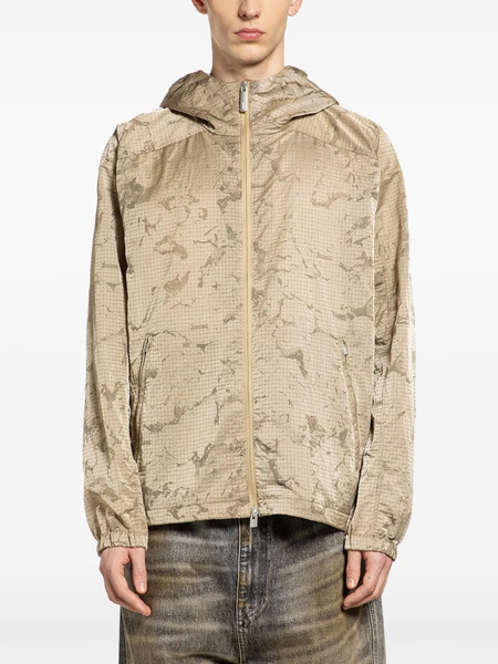  Laminar Hooded Short Jacket - Neutrals 