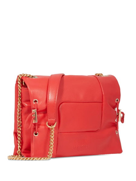  Lancel Billie Flap Chain Cross Body Bag - Red 
