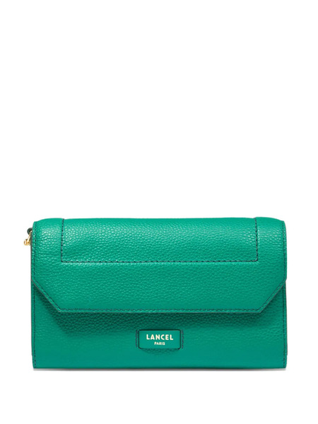  Lancel Chain-strap Leather Wallet - Green 