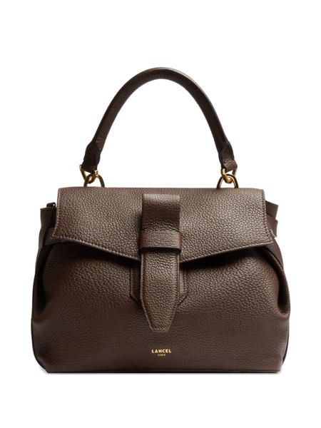  Lancel Charlie Leather Tote Bag - Brown 