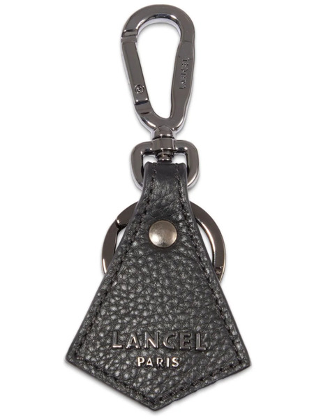  Lancel Come Pyramid Keyring - Black 