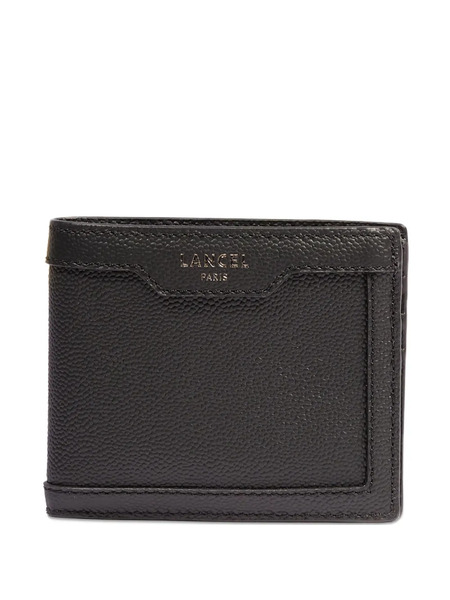  Lancel Compact Leather Wallet - Black 