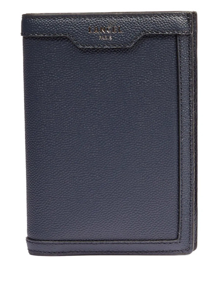  Lancel Compact Leather Wallet - Blue 