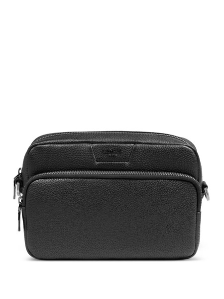  Lancel Double-zip Leather Clutch Bag - Black 