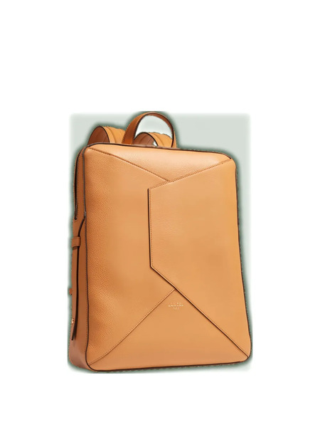  Lancel Enveloppe Leather Backpack - Brown 