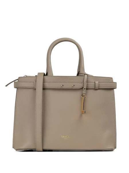  Lancel Faubourg Top-handle Leather Tote Bag - Neutrals 