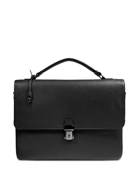  Lancel Leather Top-handle Briefcase - 10 Black 