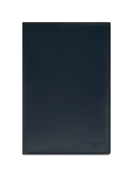  Lancel Leon Smooth Leather Wallet - Blue 