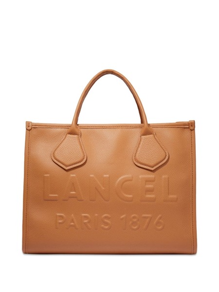  Lancel Medium Jour De Lancel Leather Tote Bag - Brown 