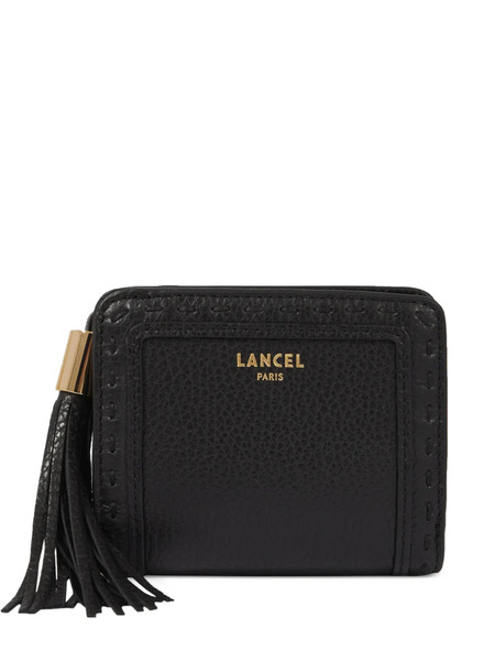  Lancel Medium Zipped Compact Wallet - Black 