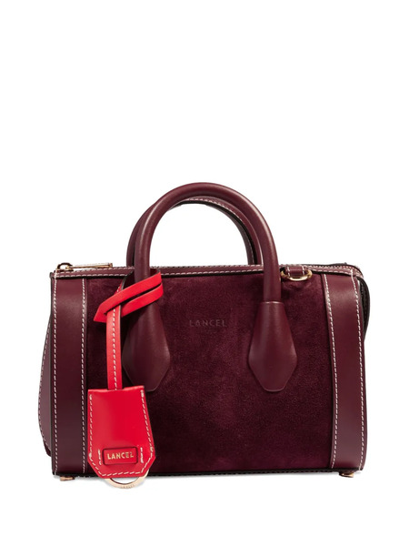  Lancel Mini Bcbg Suede Handbag - Red 