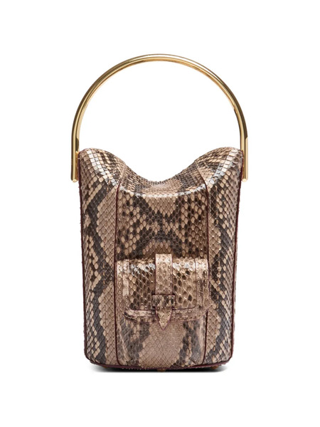  Lancel Mini Rigid Bucket Bag - Neutrals 