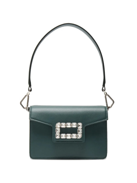  Lancel Mini Strass Flap Shoulder Bag - Green 