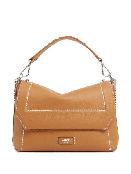  Lancel Ninon Soft Flap Crossbody Bag - Brown 