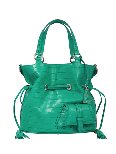  Lancel Premier Flirt Tote Bag - Green 