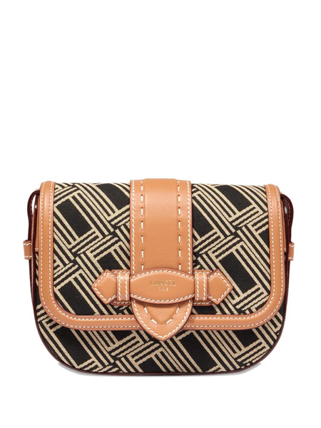  Lancel Sienna Geometric-pattern Cross Body Bag - Brown 