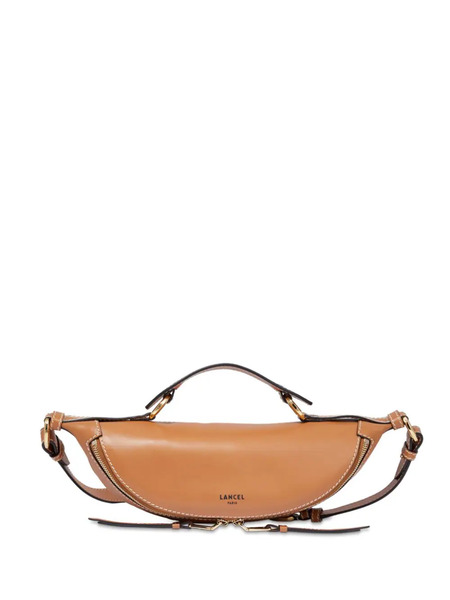 Lancel Small Origami Leather Crossbody Bag - Brown 