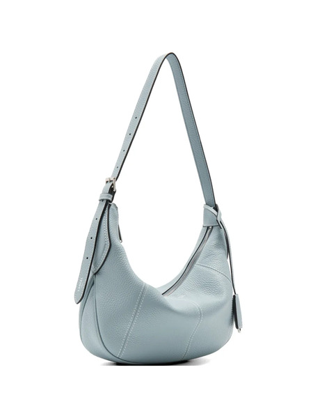  Lancel Zip Leather Shoulder Bag - Blue 