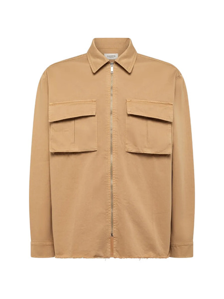  Laneus Chest-pocket Shirt - Brown 
