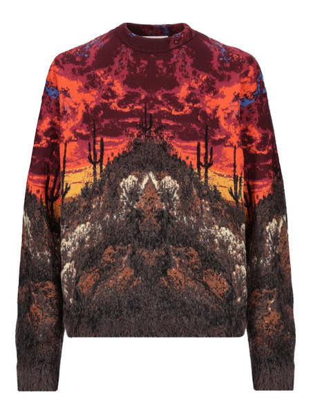  Laneus Crew-neck Sweater - Red 