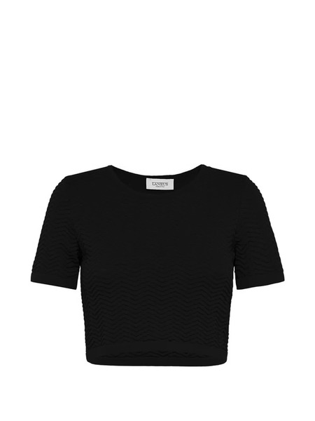  Laneus Cropped T-shirt - Black 