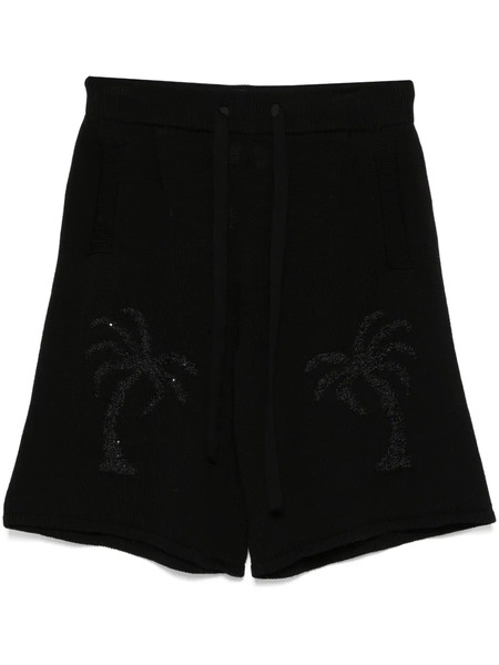  Laneus Knitted Bermuda Shorts - Black 
