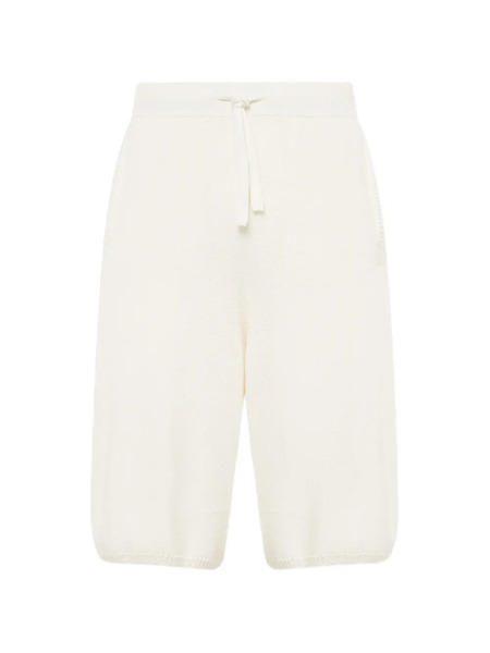  Laneus Knitted Drawstring Shorts - Neutrals 