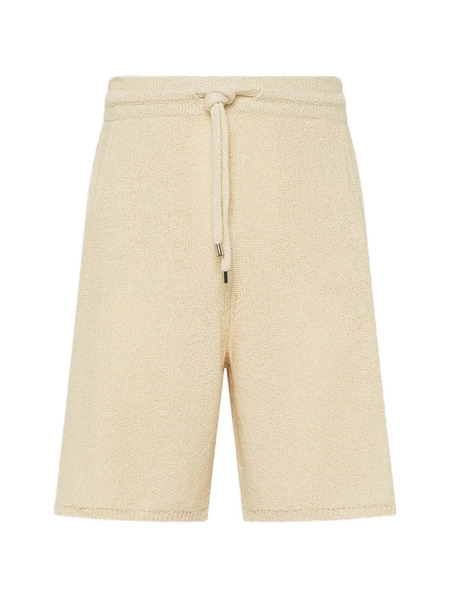  Laneus Knitted Drawstring Shorts - Neutrals 