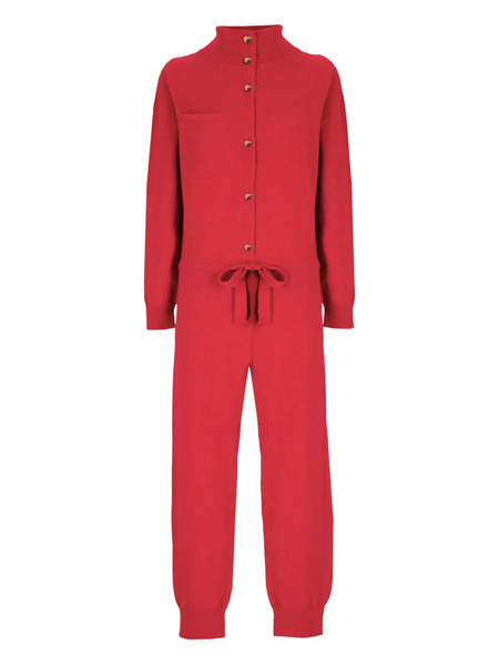  Laneus Knitted Jumpsuit - Red 
