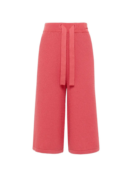  Laneus Knitted Knee-length Shorts - Pink 