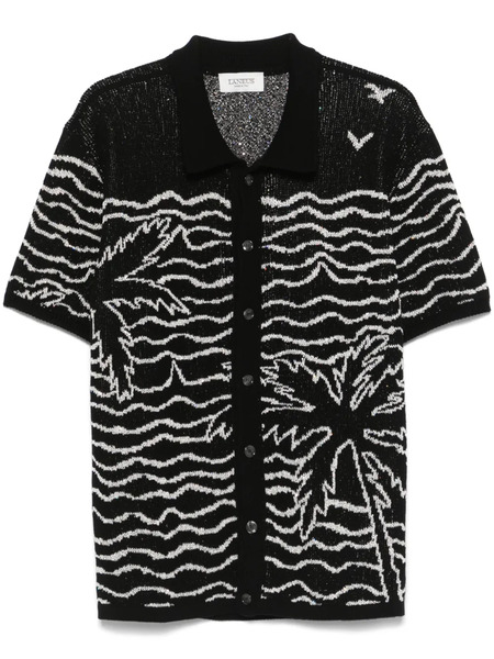 Laneus Knitted Shirt - Black 