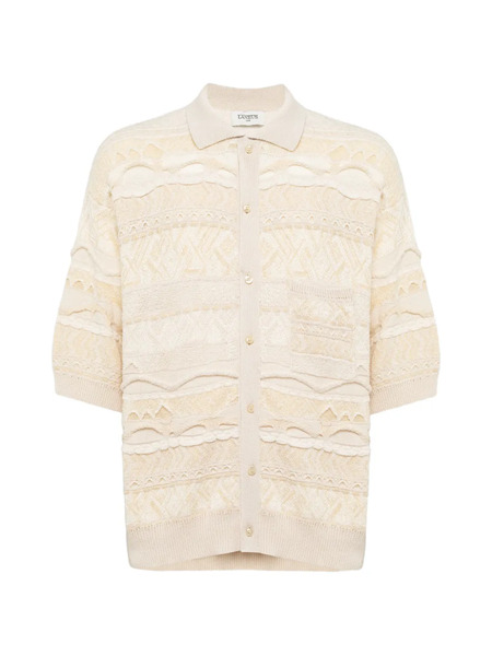  Laneus Knitted Shirt - Neutrals 