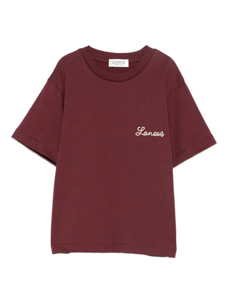  Laneus Logo-embroidered T-shirt 