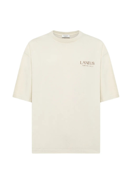  Laneus Logo-print T-shirt - Neutrals 