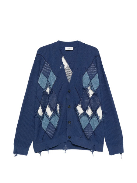  Laneus Long-sleeve Cardigan - Blue 