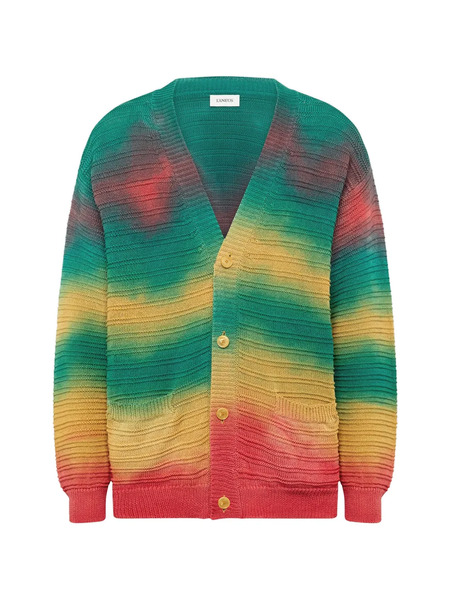  Laneus Over Fit Cardigan - Green 