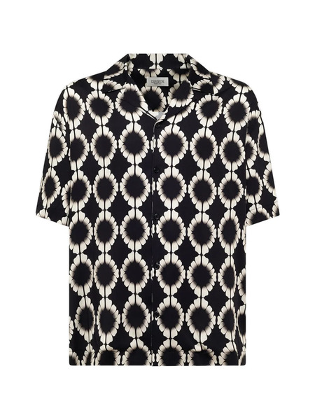  Laneus Patterned Shirt - Black 