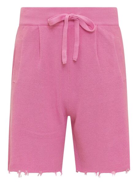  Laneus Raw-cut Shorts - Pink 