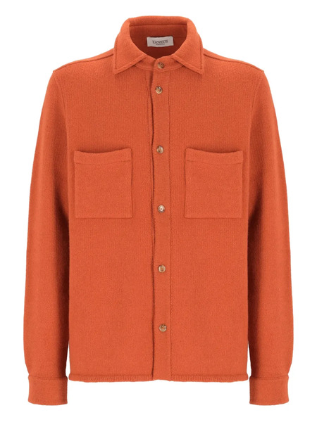  Laneus Ribbed-pocket Shirt Jacket - Orange 