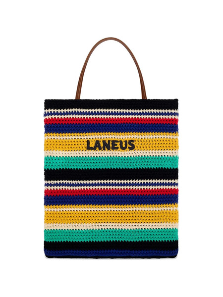  Laneus Striped-pattern Shoulder Bag - Neutrals 
