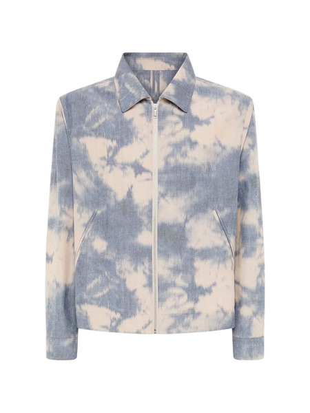  Laneus Tie-dye Zip Jacket - Blue 