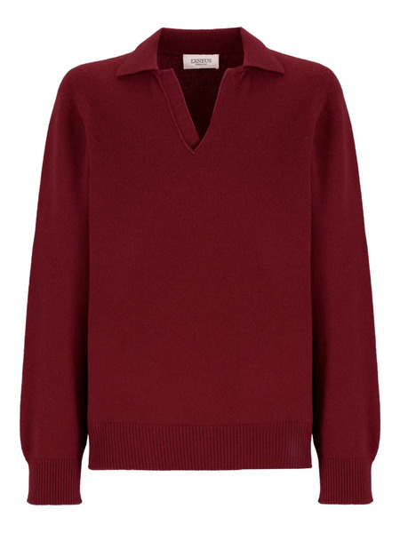  Laneus V-neck Sweater - Red 