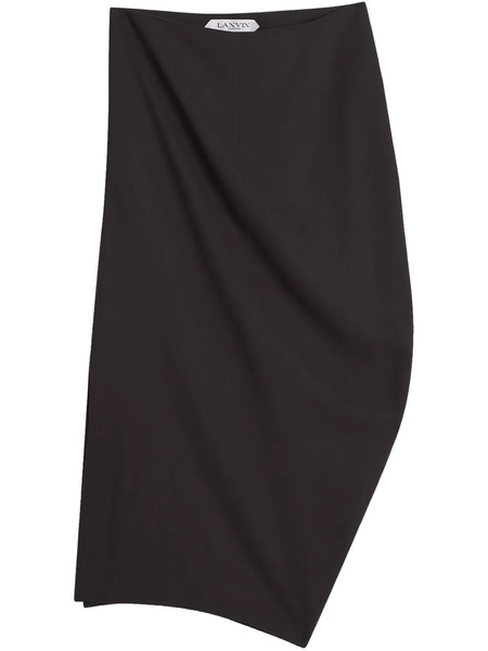  Lanvin Asymmetric Skirt - Black 