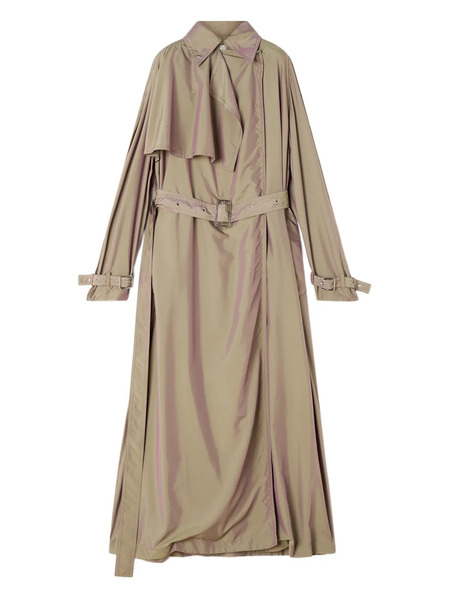  Lanvin Belted Buckle-cuffs Trench - Neutrals 