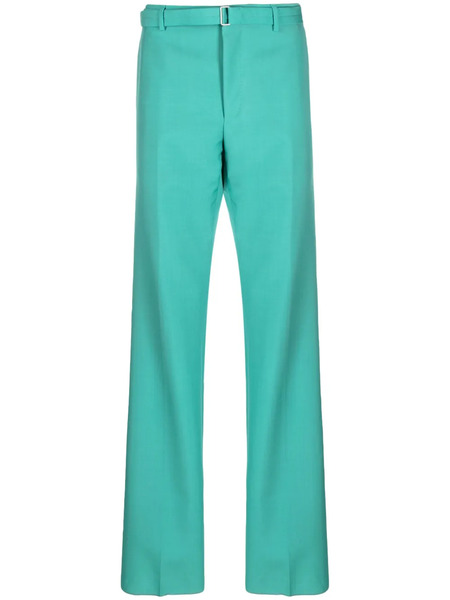  Lanvin Belted Straight-leg Trousers - Green 