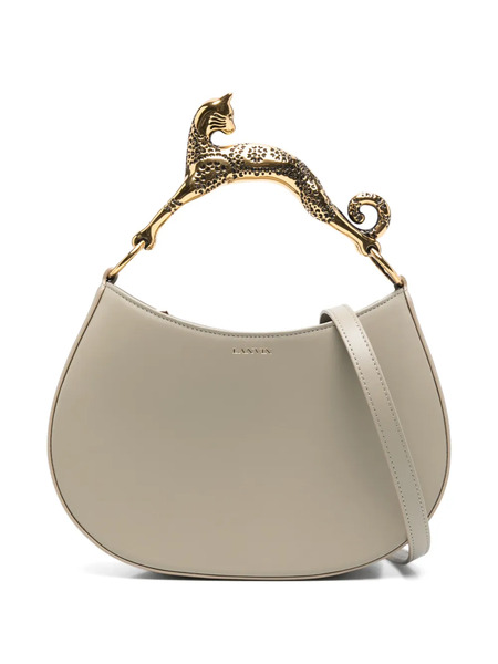  Lanvin Cat Leather Tote Bag - Green 