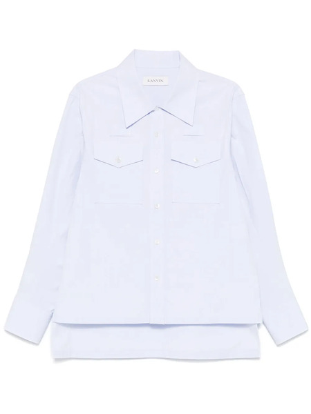  Lanvin Cotton Shirt - Blue 