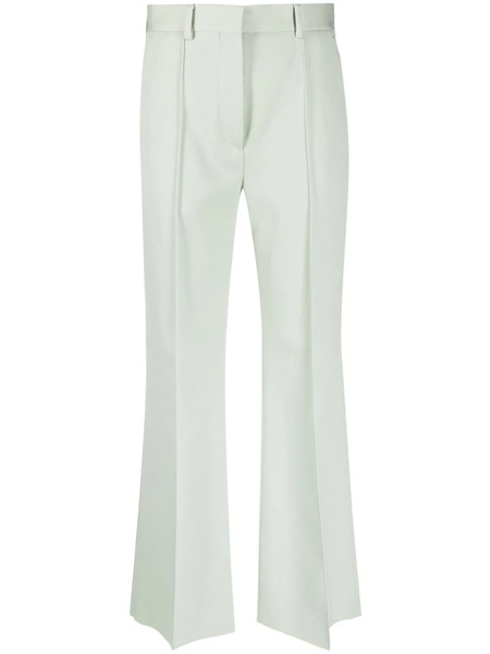  Lanvin Cropped Flared Trousers - Green 