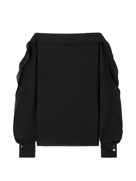  Lanvin Crystal-embellishment Sweatshirt - Black 