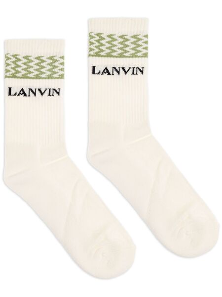  Lanvin Curb Socks - Neutrals 